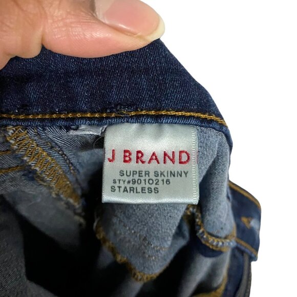 J Brand Women's Medium Indigo Super Skinny Denim Jeans - Picture 7 of 9
